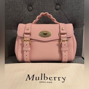 Mulberry Mini Alexa in Powder Pink